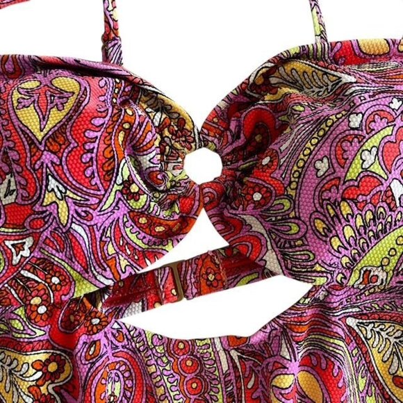 Jessica Simpson Summer Dreaming One Piece Swimming Suit Medium New - Picture 2 of 6